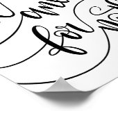 何も心配しない – クリスチャンレタリング ポスター (角)