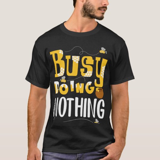 何も忙ししない Tシャツ (正面)