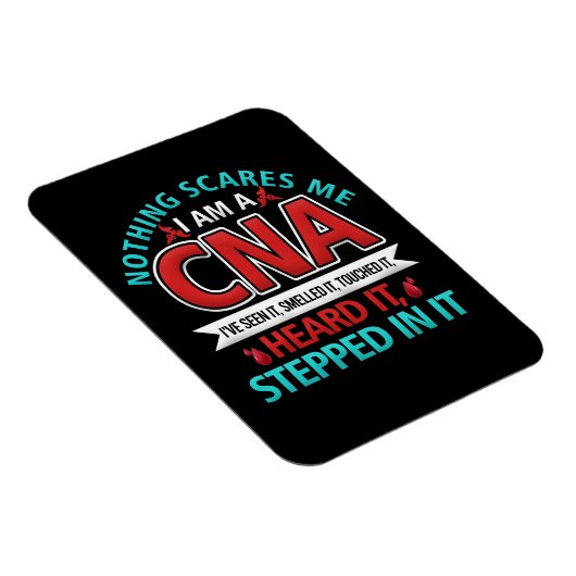 何も怖い私CNAナースジョブ恋人ギフトCNA マグネット (右側)