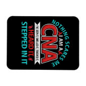 何も怖い私CNAナースジョブ恋人ギフトCNA マグネット (横)