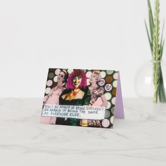 何も恐れてはいけ違うない。 カード (正面)