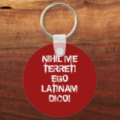 何も恐れない！ラテ話ン! キーホルダー (正面)