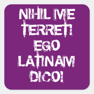 何も恐れない！ラテ話ン! スクエアシール