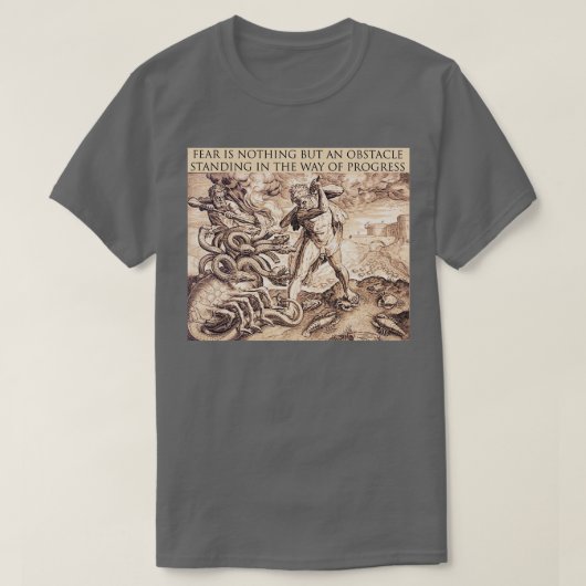何も恐れない Tシャツ (デザイン正面)