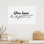 何も恐れることはない… ポスター (キッチン)