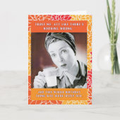 何も悪いことはないように振る舞う誕生日 カード (正面)