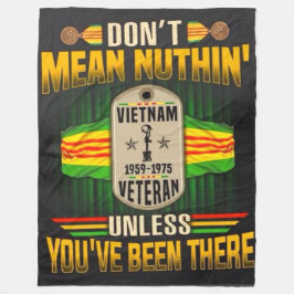 何も意味しない フリースブランケット