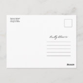 何も愛しファンシーて日付3の写真を保存する ポストカード (裏面)