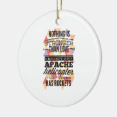 何も愛より強くないです セラミックオーナメント (左)