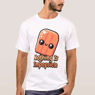 何も持ち込み禁止だ!可愛いポプシクルパン Tシャツ