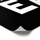 何も持つ価値来簡単 ポスター (角)