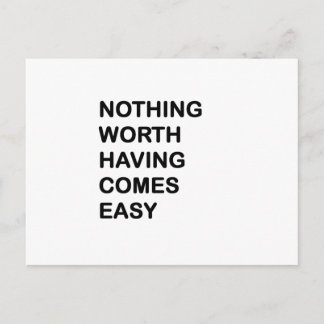 何も持つ価値来簡単 ポストカード