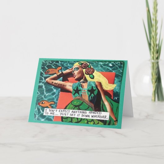 何も期待してない カード (正面)