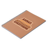 何も期待せず、感謝の気持ちを全て持つ ノートブック (左側)