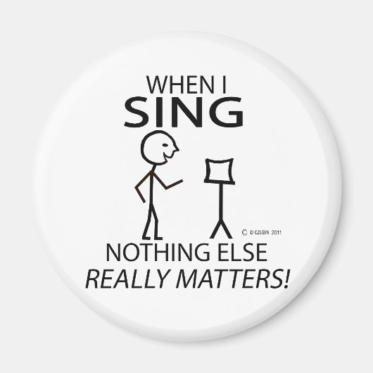 何も歌わない マグネット (正面)