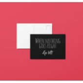 何も正しくない場合離れ引用文 ポストカード