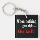 何も正しく行かない時。 左に- Keychainは行きます キーホルダー (正面)