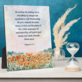 何も求めない聖書の聖句写真8x10 フォトプラーク (側面)