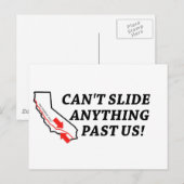 何も滑らせない過去だ！ ポストカード (正面/裏面)