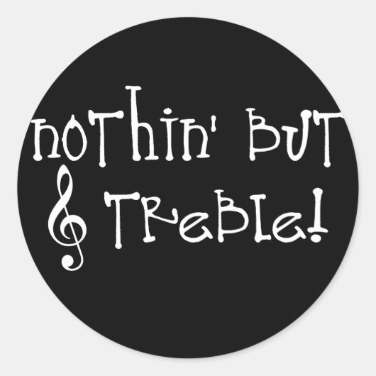 何も無いが高音だ ラウンドシール (正面)