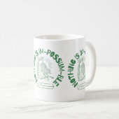 何も無い事は無おもしろいい コーヒーマグカップ (正面右)