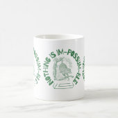 何も無い事は無おもしろいい コーヒーマグカップ (中央)