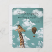 何も確かでない場合は、すべてが可能な引用文 シーズンカード (正面/裏面)