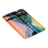 何も禅の引用文平和な湖のシーンを欠いている マグネット (右側)