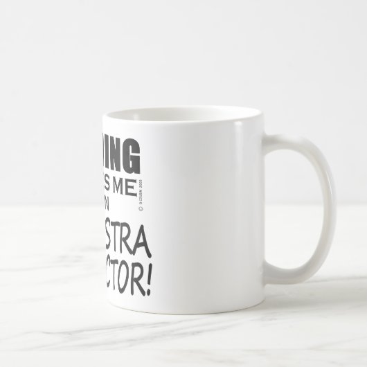 何も私のオーケストラ指揮者を恐れない コーヒーマグカップ (右)