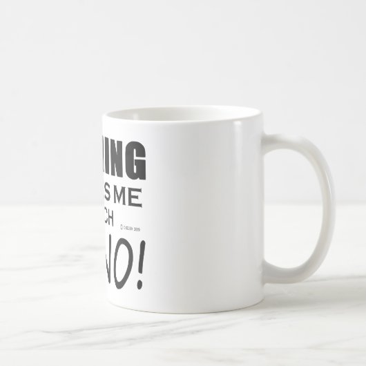 何も私のピアノを恐れない コーヒーマグカップ (右)