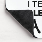 何も私の中学校のバンドを怖がらせる マウスパッド (コーナー)