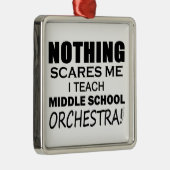 何も私の中学管弦楽団を恐れない メタルオーナメント (右)