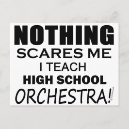 何も私の高校のオーケストラを怖がらせる ポストカード