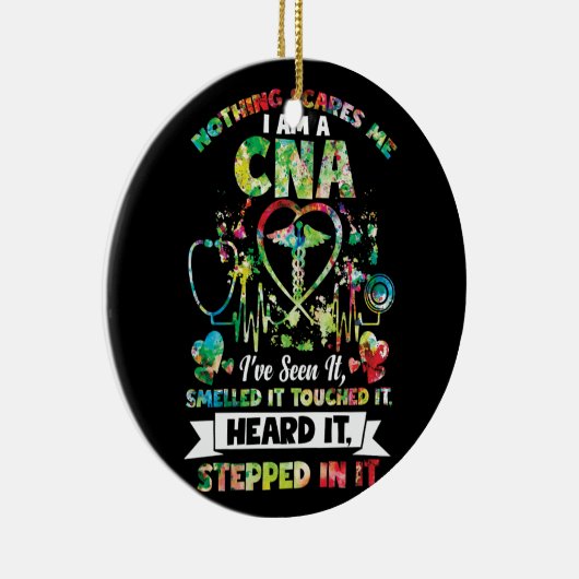 何も私はそれを臭いのを見たそれを怖がることはなかった セラミックオーナメント (右)