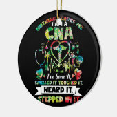 何も私はそれを臭いのを見たそれを怖がることはなかった セラミックオーナメント (左)