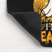 何も私を怖がらせる私は面白いハロウィーンの女教え人だ マウスパッド (コーナー)