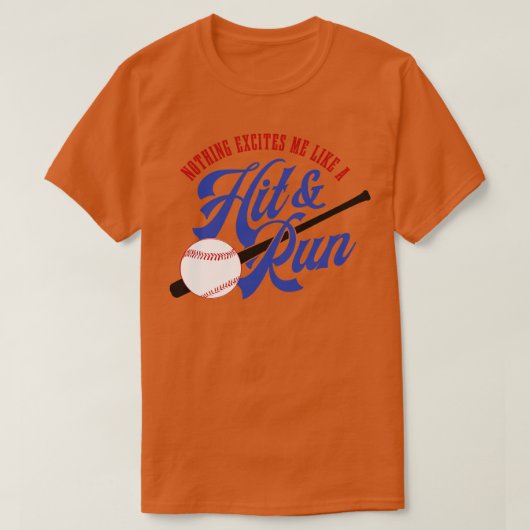 何も私を興奮させ走ず Tシャツ (デザイン正面)