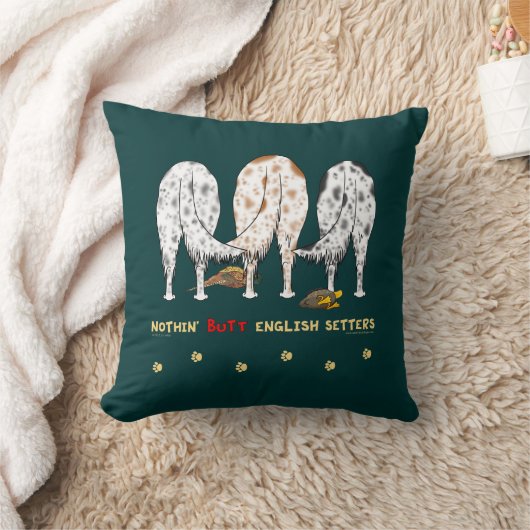 何も英国セッターを接合しません クッション (ブランケット)