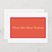 何も言わずにはいられなかった ポストカード (正面/裏面)