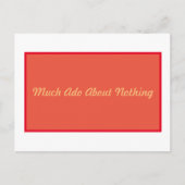 何も言わずにはいられなかった ポストカード (正面)