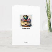 何も警察に行おもしろいかない誕生日 カード (裏面)