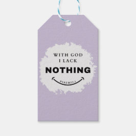 何も贈り物が無いラベル ギフトタグ