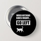 何も起こらない場合のGo おもしろい引用文 缶バッジ (正面&裏面)