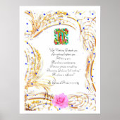 何も邪魔しない – 祈りの言葉ポスター ポスター (正面)