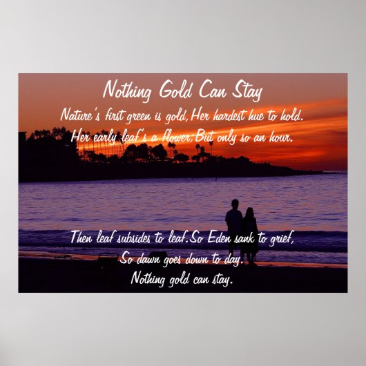 何も金ゴールドがポスターに残らない ポスター (正面)