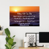 何も金ゴールドが太陽のポスターに留まることができない ポスター (ホームオフィス)