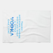 何も間違って私とウォッカ台所- BA --を修理できません キッチンタオル (横)