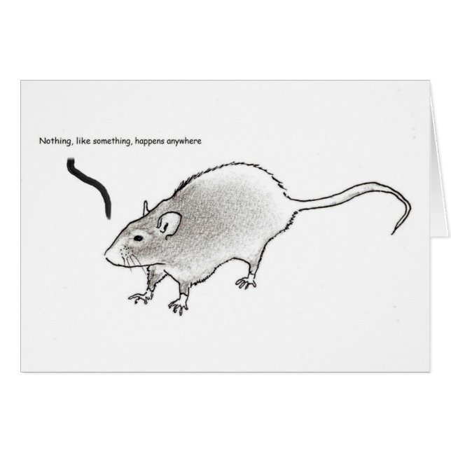 何も、何かのような、どこでも起こりません (正面横)