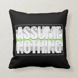 何もAgenderのプライドの旗仮定しないで下さい クッション