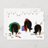 何もBernerのクリスマスを接合しません シーズンポストカード (正面/裏面)